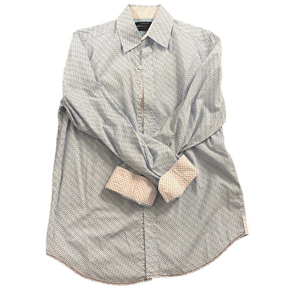 AGE of Wisdom 100% Cotton Long-Sleeve Button down shirt - Picture 3 of 9